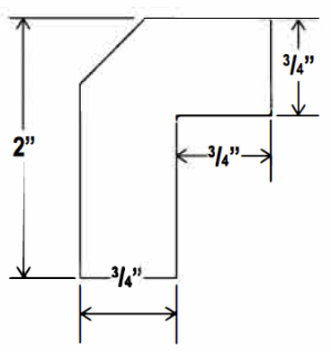 Angle Light Rail Moulding - Aspen Charcoal