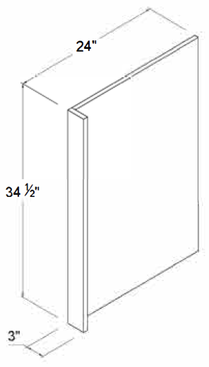 Dishwasher Panel - High Gloss Gray