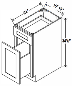 Document File Base Cabinet - Aspen Charcoal