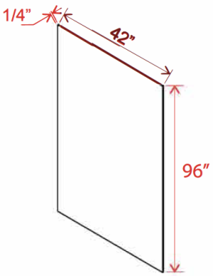 Finish Plywood Panel - Slim Dove White