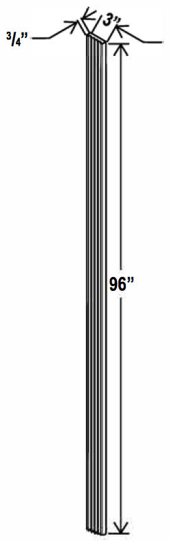 Tall Fluted Filler - Aspen Charcoal