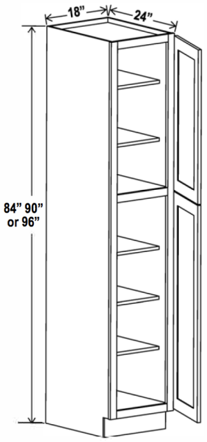 Utility Pantry - Aspen Charcoal
