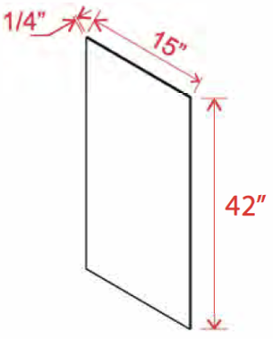 Wall Skin Panel - Slim Dove White